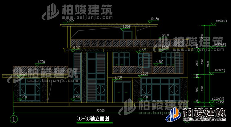 正立面图